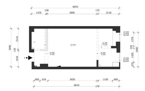 设计师爆改35㎡小户型 变身两室一厅住下一家三口