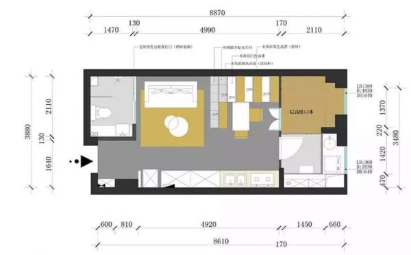 设计师爆改35㎡小户型 变身两室一厅住下一家三口