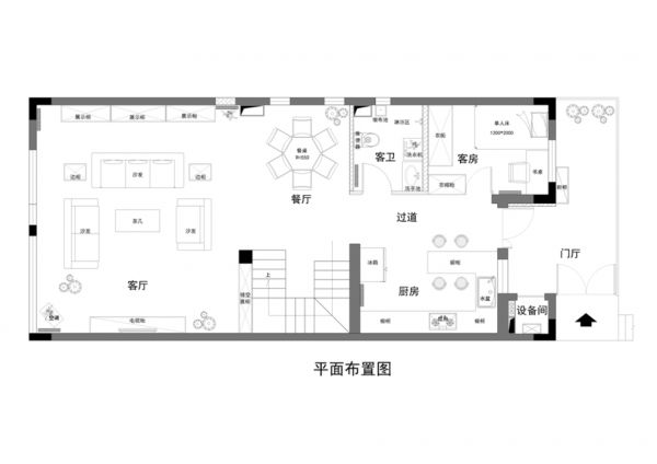 首创天阅西山211平欧式效果图设计