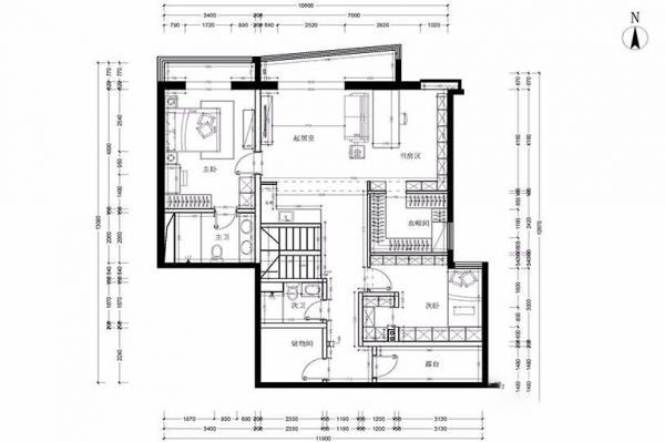 【富力城】美式 跃层／loft 250㎡