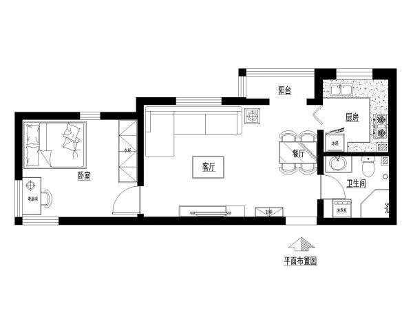 4.8万元西北旺现代简约温馨一居