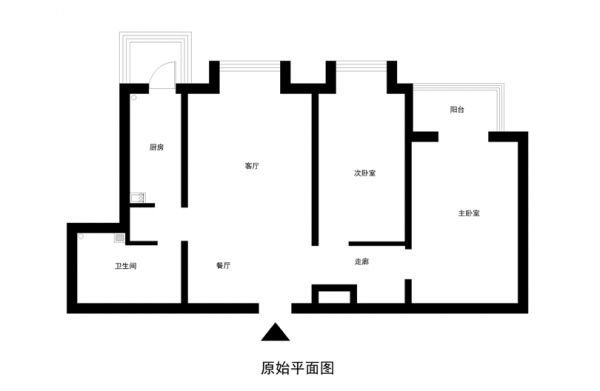 西直门南大街小区86平完美家装西式古典效果图