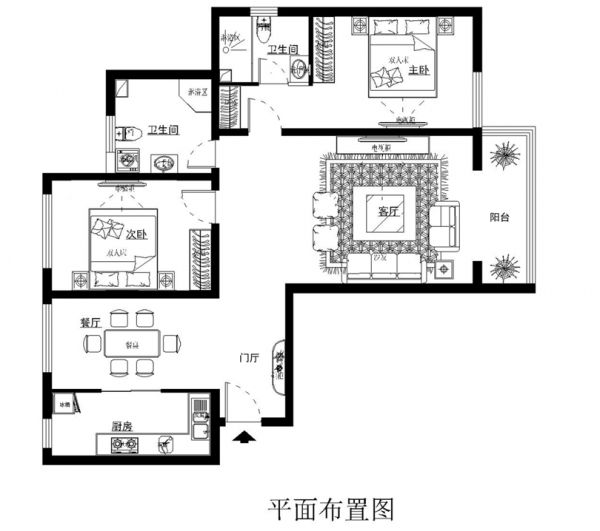 星河城四期140平简欧风格案例赏析