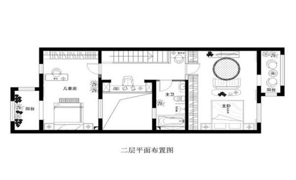 孔雀城大学里258平欧式风格效果图设计