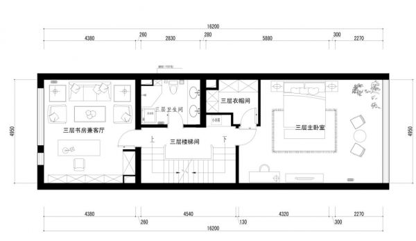 京城雅居别墅250平简欧风格设计方案