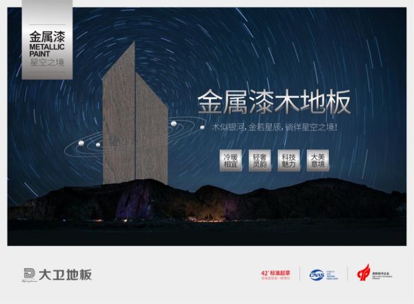 星空之境 | 大卫地板金属漆新品上市！