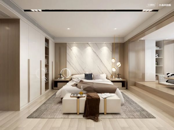 三棵树小森科创板卧室空间效果图