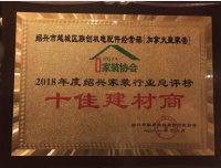 皇家管路系统荣获2018年度家装行业总评榜【十佳建材商】