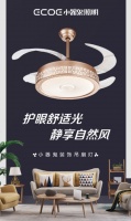小器鬼装饰吊扇灯震撼上市，化整为一 强劲风力