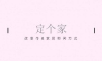 定个家：数据驱动，改变传统家居购买方式！