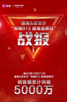 安吉尔915厨房用水安全日传捷报 3天销售破5000万
