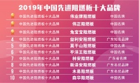 伟业牌阻燃板入选“2019年中国先进阻燃板十大品牌”