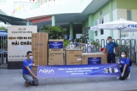 越南疫情反复 AQUA为岘港14家医院捐赠家电