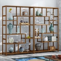 旺竹星住宅家具用新式博古架秀出风采，让用户享受摆放乐趣