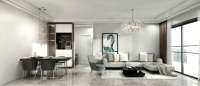 温柔至净的客餐厅设计，将美好进行到底