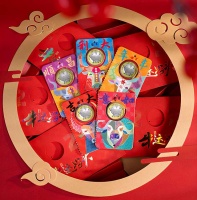 五牛有五福， 牛转乾坤就藏工行版五牛装帧币