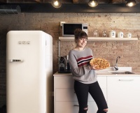 致热爱生活的你！遇见HCK哈士奇复古冰箱遇见理想生活