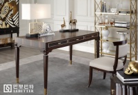 巴里巴特美式书房家具,营造精美而古典的阅读环境