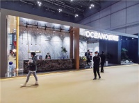 上海建博会首日，欧神诺瓷砖再掀岩板定制浪潮！