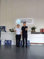 热烈欢迎中建协门窗委会申畅秘书长莅临铝霸门窗参观指导