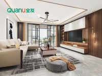 客厅与阳台相连户型曝光性强?全友为您解决隐私烦恼