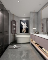 卫生间瓷砖如何选？用诺贝尔瓷抛砖简约而优雅