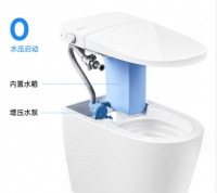 无水压限制、舒适冲洗——智米智能马桶盖一体机