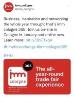 科隆展将于2022年1月17日如期开展