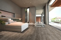 卢森地板为极简空间构建高级的层次感