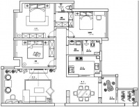 142㎡现代轻奢风，享受最自然的高级感