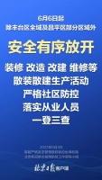 北京:安全有序放开装修、改造、维修等生产活动