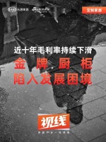 视线 | 近十年毛利率持续下滑，金牌厨柜陷入发展困境