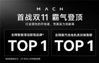 马赫蒸汽洗地机霸屏双11Top榜，科技缔造品质生活
