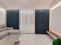 为啥蓝色调和灰色调窗帘总能给人一种清新的时髦感和高级感？