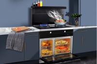 金帝BQ901ZK2双蒸一烤集成灶，用科技与美学创造厨房精品