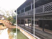 仿木纹漆施工|合肥市包河区快乐垂钓园木纹漆效果展示