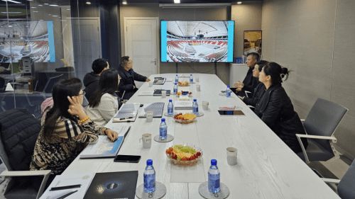 中国声学学会建筑声学分会一行走访阿贝龙（北京）智能科技有限公司