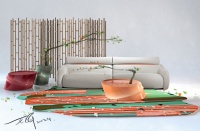Roche Bobois罗奇堡X蒋琼耳 | 2024米兰设计周，全新合作系列「BAMBOO...