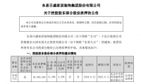 东易日盛：因自身资金需要 控股股东质押1800万股股份