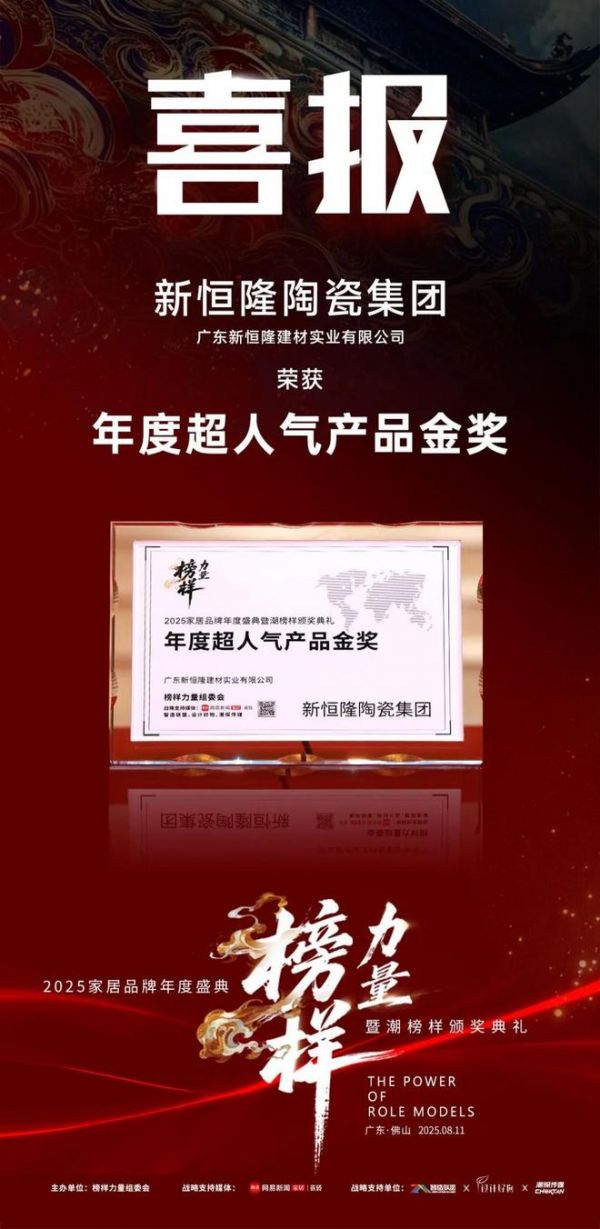双奖加冕！新恒隆集团荣获“年度超人气产品金奖”“年度新媒体红人榜”