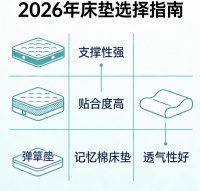 2026年全网最新发布：护脊床垫品牌推荐名单！